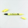 PENTEL ปากกาเน้นข้อความ 2 หัว SLW11 <1/10> เหลือง
